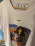 Off-White " Woman " Printed T-Shirt styled in White for Spring&Summer 2023