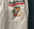 Casablanca " Logo " Printed Shorts styled in White for Spring&Summer 2023