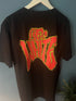 Off White "Logo" T-Shirt styled in Black for Spring&Summer 2023