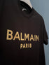 Balmain "Logo" T-Shirt styled in Black for Spring/Summer 2023