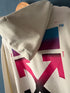 Off White " Gradient Motif " Hooded Sweatshirt styled in White for Fall&Winter 2024