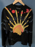 Palm Angels "Palm Sunrise crew-neck" Sweatshirt Styled in Black Fall/Winter 2024