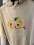 Casablanca " Casa " Logo'd Hooded Sweatshirt styled in White for Fall&Winter 2024