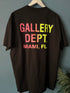 Galery Depth Lanvin " Logo splashed " T-Shirt  styled in Black for Fall&Winter 2024 Collection