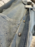 LV " Logo-gram " Denim Shirt styled for Spring&Summer Collection of 2024