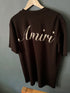 AMIRI " Logo Print" Cotton T-shirt Styled in Black for Spring&Summer 2024