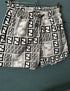 Fnd "Logo-gram " Swimtrunk styled in White for Spring&Summer 2024