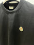 Mnclr "Logo'd Embroidered" T-Shirt styled in Black for Spring&Summer Collection of 2025