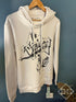 Off-White "Embroidered Graffiti Drawstring" Hoodie styled in White for Fall&Winter 2023