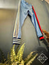 Gcc x Adidas "Jacquard" Side-Striped Track Pants styled in Blue for Fall&Winter 2023