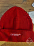 OW "Logo Embroidered" Beanie in Red for Fall&Winter 2023