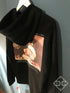 Off White "X'CLUSIVE CARAVAGGIO LOGO" Printed Hoodie styled for Black in Fall&Winter