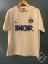 CD x PSG “ Logo Printed “ T-Shirt styled in White for Fall&Winter