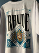 Rhude " Kingdom " T-Shirt styled in White for Spring&Summer 2023