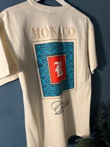 Rhude " Monaco" T-Shirt styled in Black for Spring&Summer 2023