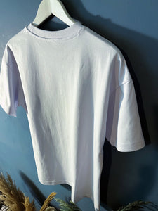 CD " Logo " Embroidered T-Shirt styled in White for Spring&Summer 2023