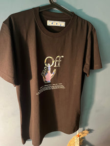 Off White "Off Print"  T-Shirt styled in Black for Spring&Summer 2023