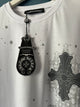 Chrome Hearts " Logo'd Splashed" T-Shirt styled in White for Spring&Summer 2023