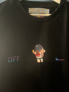 Off White x Nike " Astronaut "  T-Shirt styled in Black for Spring&Summer 2023