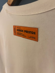 Heron Preston " Heron New York " Printed T-Shirt styled in White for Spring&Summer 2023