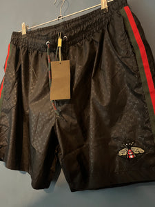 Gcc "G&G ALLOVER PRINT FLY " SwimShorts styled in Black Spring&Summer 2023 Collection
