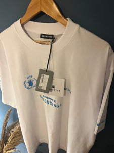 Blncg "World Food Programme LOGO" T-Shirt in White Style Oversized Spring&Summer 2023