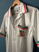 Casablanca " Logo'd " Shirt styled in White for Spring&Summer 2023