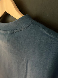 Palm Angels " UNBROKEN" T-Shirt Oversize Styled in Blue Spring&Summer 2023