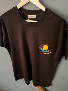 Mnclr "Logo d Embroidered" T-Shirt styled in Black for Spring&Summer Collection of 2023