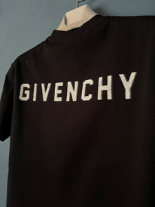 Gvnchy " 4G " Printed T-Shirt with styled in Black for Spring&Summer 2023 Collection