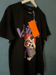 LV " Logo " T-Shirt styled in Black for Spring&Summer 2023