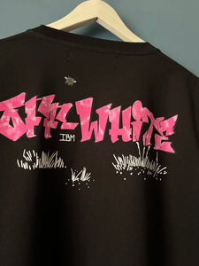 Off White "Logo Print"  T-Shirt styled in Black for Fall&Winter 2024