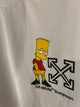 Off White x Simpsons "Logo Print"  T-Shirt styled in White for Fall&Winter 2024