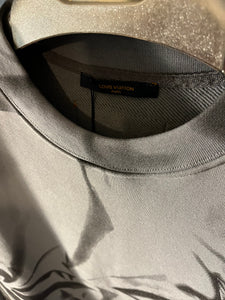 LV " Mono-gram " Printed Sweatshirt styled in Gray for Fall&Winter Collection of 2024