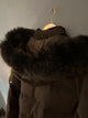 Moose Knockles "Constrat " Coat Styled in Black Fall/Winter 2024 [ Only BLACK FUR ]