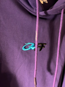 Off White "Graphic-Printed" Hoodie styled in Purple for Fall&Winter 2024