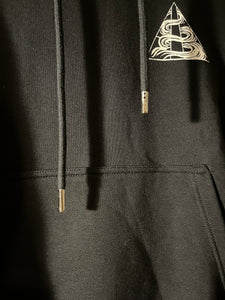 CD "Logo Printed" Hooded Sweatshirt styled in Black for Fall&Winter 2024