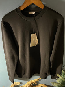 CD "Logo Embroidered" Sweatshirt styled in Black for Fall&Winter 2024