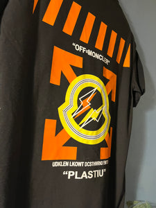 Off White x Moncler  " PLASTIU "  T-Shirt styled in White for Fall&Winter 2024