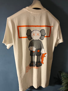Off White x Kaws "Logo Print"  T-Shirt styled in White for Fall&Winter 2024
