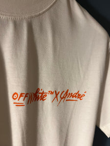 Off White x Kaws "Logo Print"  T-Shirt styled in White for Fall&Winter 2024