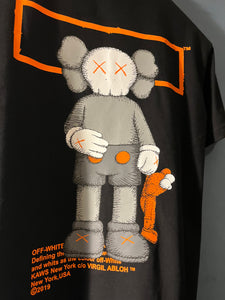 Off White x Kaws "Logo Print"  T-Shirt styled in Black for Fall&Winter 2024