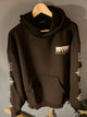 AMIRI " Logo Print" Cotton Hooded Sweatshirt Styled in Black for Fall&Winter 2024