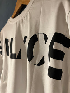 1017 ALYX  9SM " Logo Print" Cotton T-shirt Styled in White for Spring&Summer