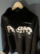 AMIRI " Logo Print" Cotton Hooded Sweatshirt Styled in Black for Fall&Winter 2024