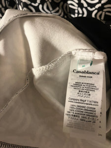 Casablanca " Logo'd " Jacket Tracksuit styled in White/Black for Fall&Winter 2024
