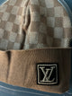 LV " Logogram " Beanie styled in Multicolor for Fall&Winter 2024