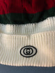 Gucci " Logo Embroidered " Beanie styled in Multicolor/White for Fall&Winter 2024