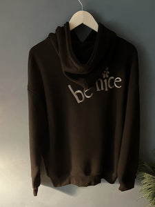 CD " Be Nice " Hoodie styled in Black for Fall&Winter 2024