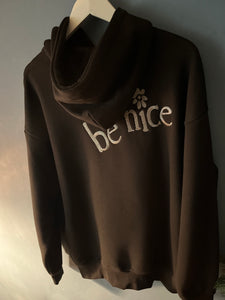 CD " Be Nice " Hoodie styled in Black for Fall&Winter 2024